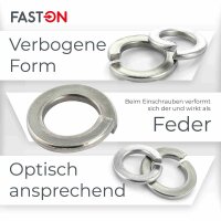 Federringe M3 DIN 127 Edelstahl A2