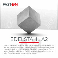 Zylinderschrauben M1,6x12 mit Innensechskant DIN 912 Edelstahl A2