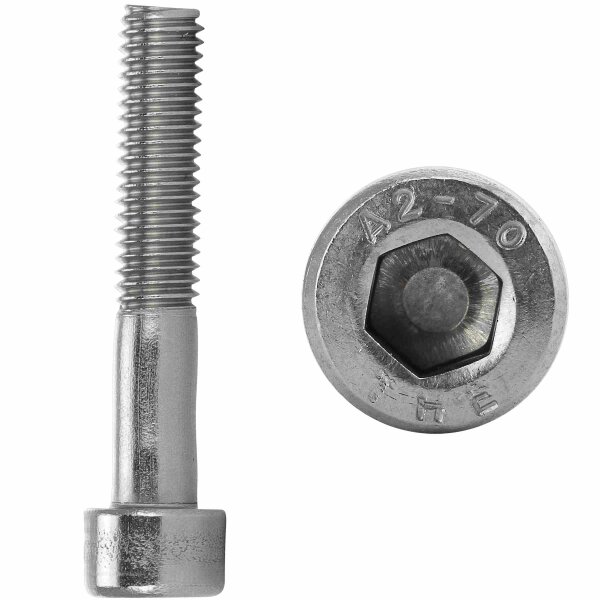 Zylinderschrauben M6x6 mit Innensechskant DIN 912 Edelstahl A2