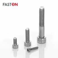 Zylinderschrauben M8x40 Innensechskant (ISK) DIN 912 Edelstahl A2