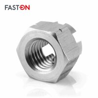 Kronenmuttern M12 DIN 935 Edelstahl A2