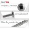 Bohrschrauben 3,9x32 Linsenkopf Form M Pozidriv (PZ) DIN 7504 Edelstahl A2