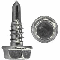 Bohrschrauben 4,2x32 Sechskantkopf mit Bund Form K DIN 7504 Edelstahl A2