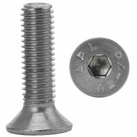 Senkkopfschrauben M6x10 Innensechskant (ISK) DIN 7991...