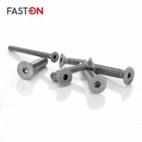 Senkkopfschrauben M8x180 Innensechskant (ISK) DIN 7991 Edelstahl A2