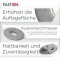 Große Unterlegscheiben M18 DIN 9021 Edelstahl A2