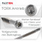 Dielenschrauben 3,2x30/18 TORX TX-10 mit Linsenkopf, Edelstahl A2