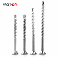 Spanplattenschrauben 4,5x45/30 TORX TX-20 mit Bohrspitze (Teilgewinde), Senkkopf und Innensechsrund, Edelstahl A2