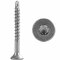 Spanplattenschrauben 6x100/60 TORX TX-25 mit Bohrspitze (Teilgewinde), Senkkopf u. Innensechsrund, Edelstahl A2