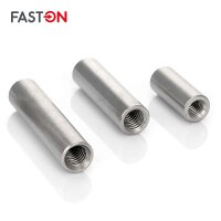 Gewindemuffen M8x20 (D=11) rund Edelstahl A2