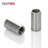 Gewindemuffen M10x25 (D=13) rund Edelstahl A2