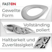 Federscheiben M4 gewellt DIN 137 Edelstahl A2