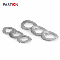 Federscheiben M4 gewellt DIN 137 Edelstahl A2