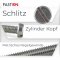Zylinderschrauben M4x8 mit Schlitz DIN 84 Edelstahl A2