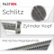 Zylinderschrauben M4x10 mit Schlitz DIN 84 Edelstahl A2