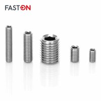 Gewindestifte M5x6 Innensechskant (ISK) mit Kegelkuppe DIN 913 Edelstahl A2