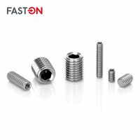 Gewindestifte M6x60 Innensechskant (ISK) mit Kegelkuppe DIN 913 Edelstahl A2