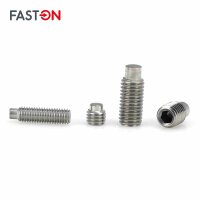 Gewindestifte M6x10 Innensechskant (ISK) mit Zapfen DIN 915 Edelstahl A2