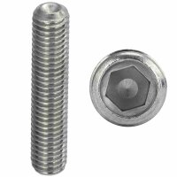 Gewindestifte M6x30 Innensechskant (ISK) mit Ringschneide...