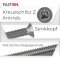 Senkkopfschrauben M6x10 Kreuzschlitz (PZ) DIN 965 Edelstahl A2