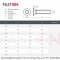 Senkkopfschrauben M3x16 Innensechsrund (TX) TX-10 DIN 965 Edelstahl A2