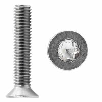 Senkkopfschrauben M4x8 Innensechsrund (TX) TX-20 DIN 965...