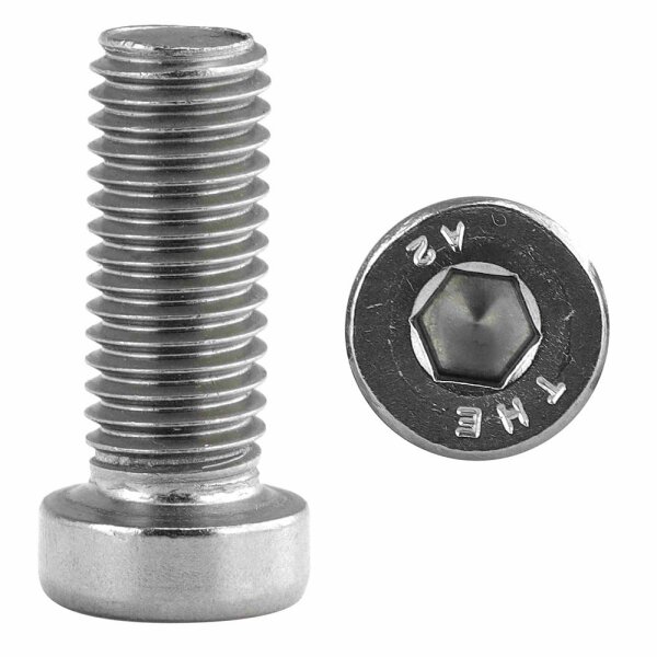 Zylinderschrauben M3x6 Innensechskant (ISK) niedrige Kopf DIN 7984 Edelstahl A2