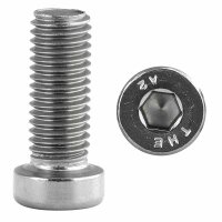 Zylinderschrauben M6x20 mit Innensechskant niedrige Kopf...