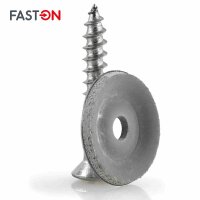 Spenglerschrauben 4,5x60 POZI "Z" mit U-Scheibe (20mm) ähnl. DIN 7995 Edelstahl A2