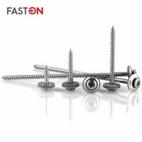 Spenglerschrauben 4,5x60 POZI "Z" mit U-Scheibe (15mm) ähnl. DIN 7995 Edelstahl A2