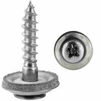 Spenglerschrauben 4,5x60 POZI (PZ) mit U-Scheibe (15mm)...