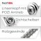 Spenglerschrauben 4,5x60 POZI (PZ) mit U-Scheibe (15mm) ähnl. DIN 7995 Edelstahl A2