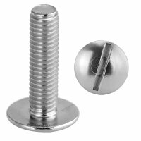 Flachrundschrauben M5x12 mit großem Kopf und...