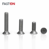 Senkkopfschrauben M2,5x8 Kreuzschlitz (PH) DIN 965 Edelstahl A2