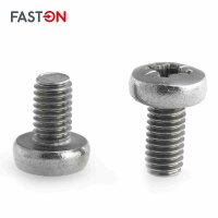 Linsenschrauben M2x6 Kreuzschlitz (PZ) DIN 7985 Edelstahl A2