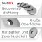 Dichtscheiben 5,2x15 für Senkschraube mit grauem EPDM Edelstahl A2