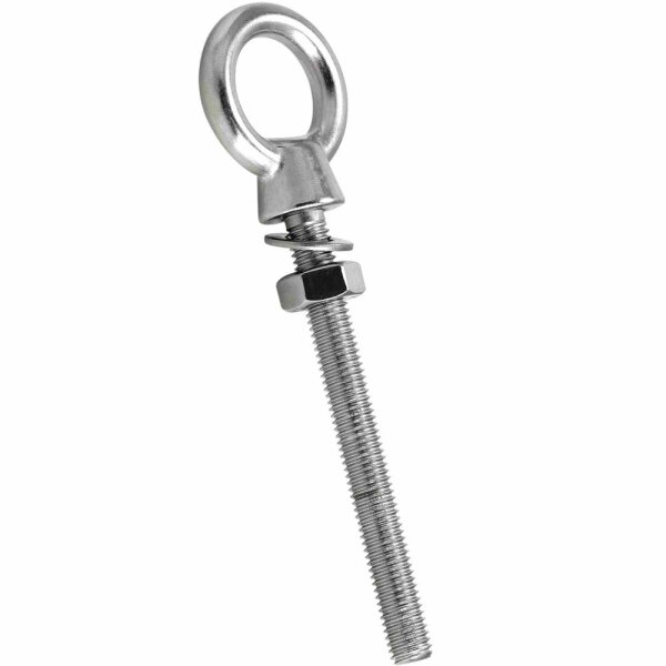 Augbolzen mit metrischem Gewinde M6x60 Edelstahl A4