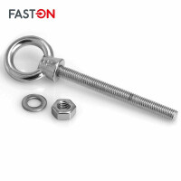 Augbolzen mit metrischem Gewinde M8x80 Edelstahl A4