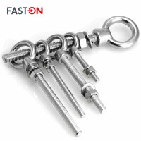 Augbolzen mit metrischem Gewinde M8x80 Edelstahl A4