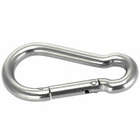 Karabinerhaken 5x50 ähnl. DIN 5299 Edelstahl A4