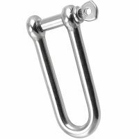 Schäkel D=4 lang ähnl. DIN 82101 Edelstahl A4