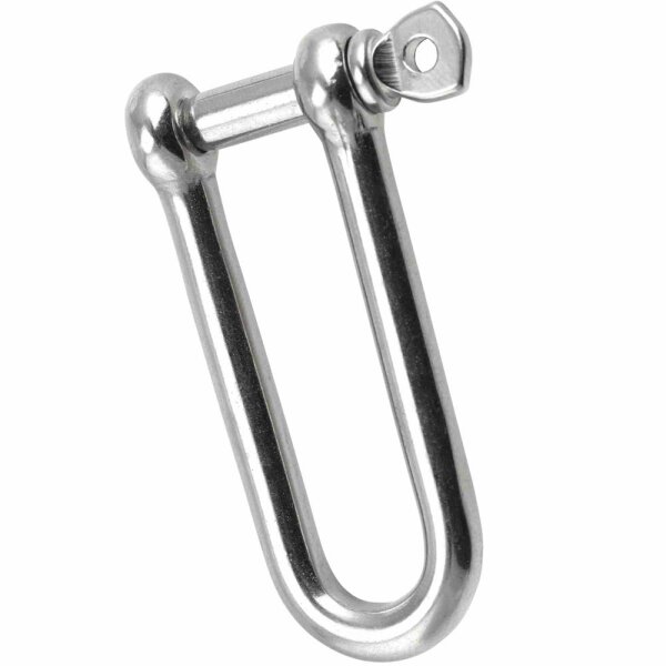 Schäkel D=8 lang ähnl. DIN 82101 Edelstahl A4