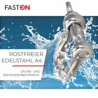 Schäkel D=5 kurz ähnl. DIN 82101 Edelstahl A4