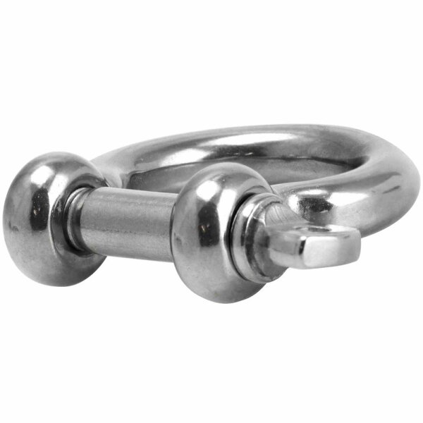 Schäkel D=6 geschweift ähnl. DIN 82101 Edelstahl A4