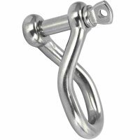 Schäkel D=8 gedreht Edelstahl A4
