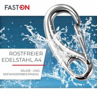 Schnapphaken L=100 Edelstahl A4