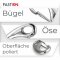 Schnapphaken L=100 Edelstahl A4