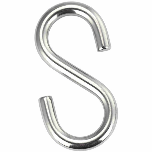 S-Haken D=5 Symmetrisch Edelstahl A4