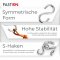 S-Haken D=10 Symmetrisch Edelstahl A4