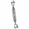 Wantenspanner M5 Gabel/Gabel geschweißt offen Edelstahl A4